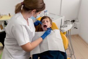 Children teeth cleaning at Dental Avenue Hospital