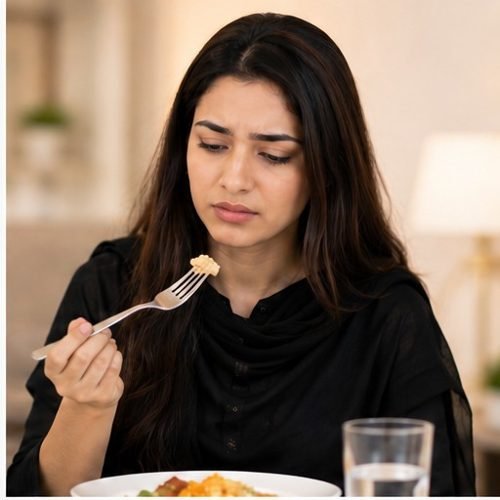Food constantly getting stuck between crowded teeth